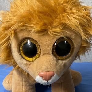 Große Beanie Boo “Louie” der Löwe Polyester Faser Kunststoff Pellets Nostalgisches Spielzeug Memories Sammlerstücke Geschenke Für Ihn Freundin Mama Papa