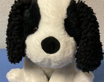 ふれあい動物園 茶色と白の犬のぬいぐるみ ぬいぐるみ 犬好きの方へ