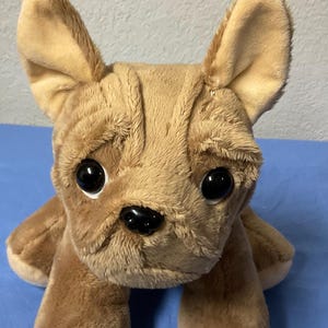 Cuddle & Calm Plush Brown Bulldog Weighted Stuffed Animal Plushies Stuffies Plush Toys Relaxation Gifts For Mom Daughter Sister Friend Her