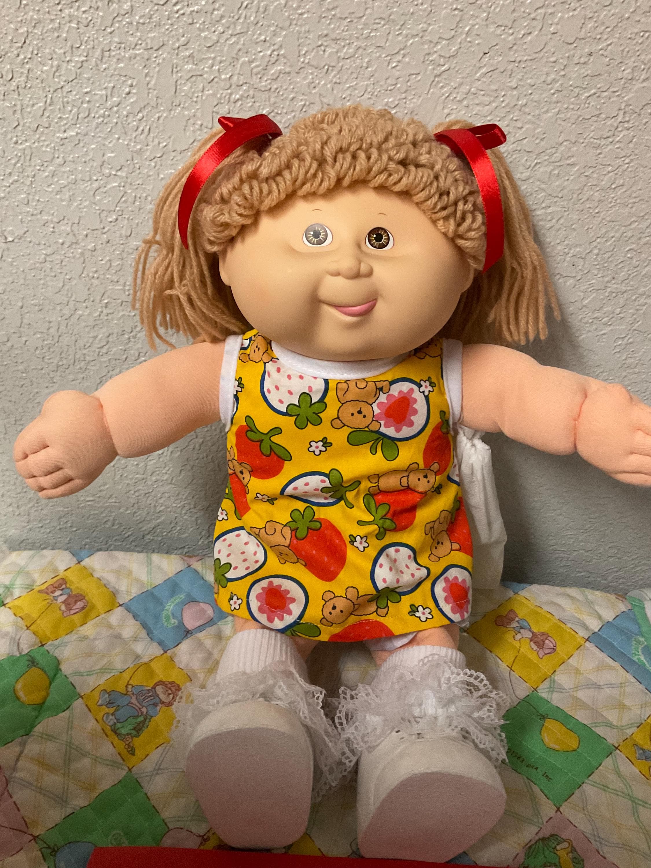Muñeca articulada vintage Cabbage Patch Kid HASBRO, niña, cabello color  trigo, ojos marrones, lengua afuera, 1989-90, regalo para coleccionistas,  niñas, niños, mamás, amigos. - Etsy México, image size:2250x3000