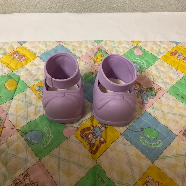 Vintage Cabbage Patch Kid Niñas Zapatos Púrpuras 2004