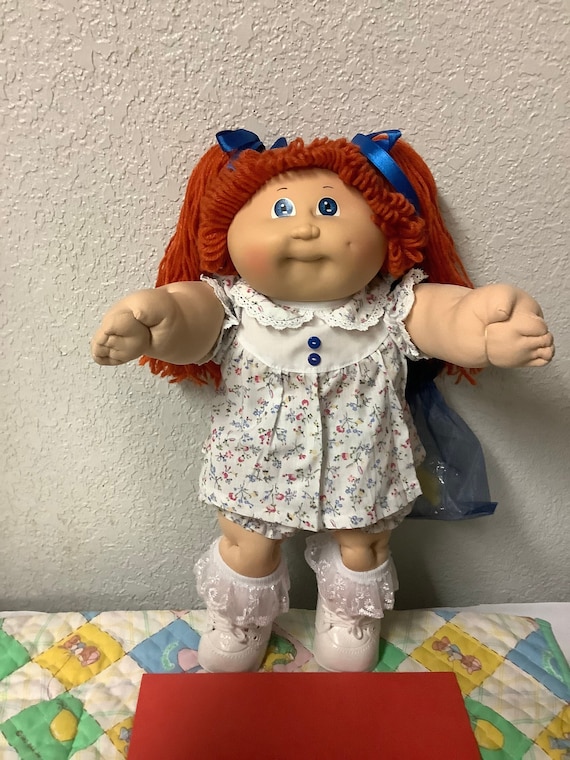 Cabbage patch red hair blue eyes hotsell