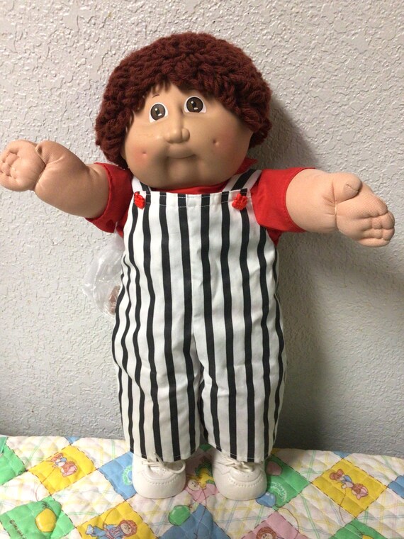 Vintage Cabbage Patch Kid Head Mold 2 Second Edition Auburn Loops