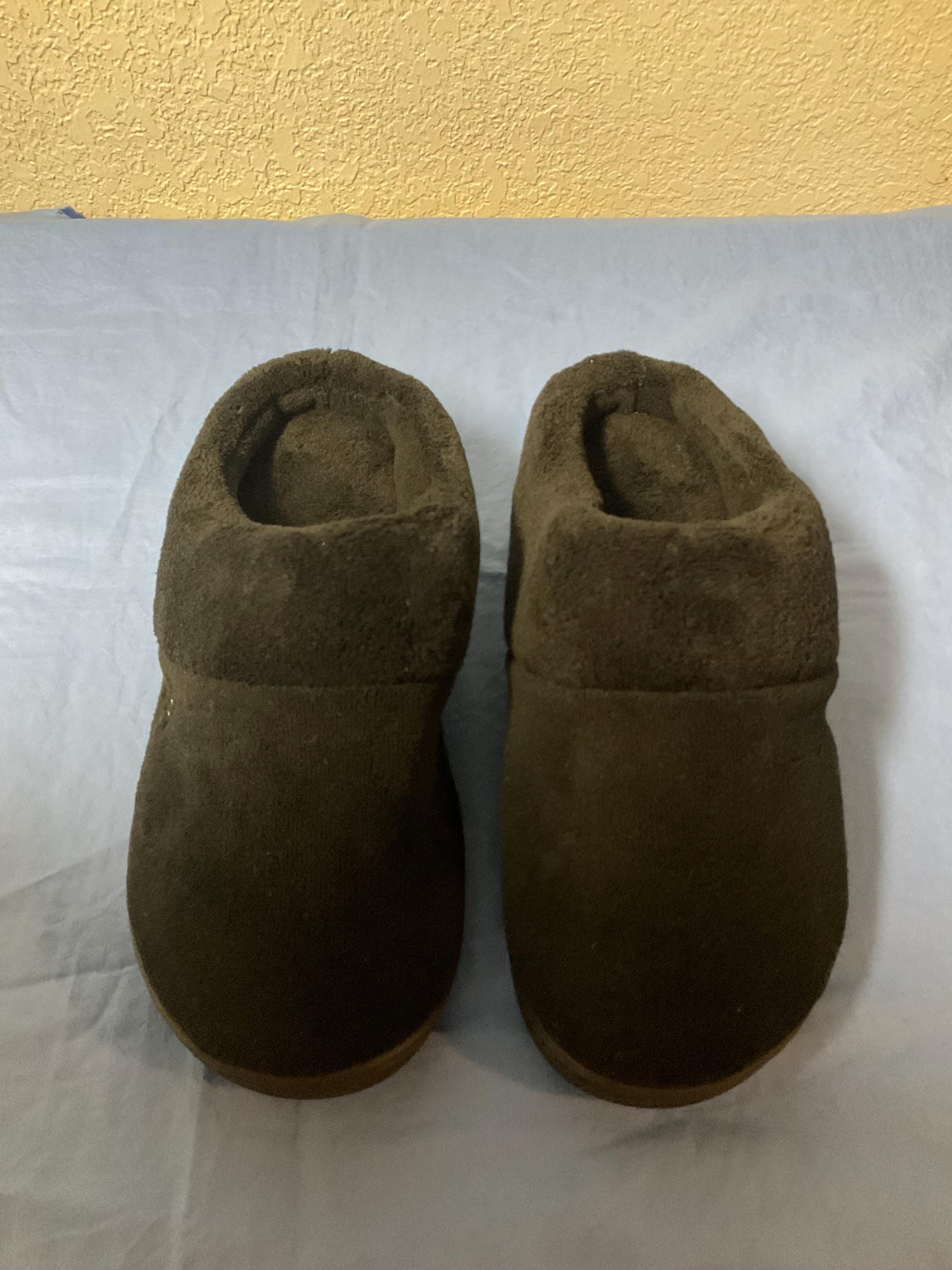 Isotoner Pantofole Donna In Feltro Con Bordo In Finta Pelliccia - Lavabili In Lavatrice, Suola In Gomma