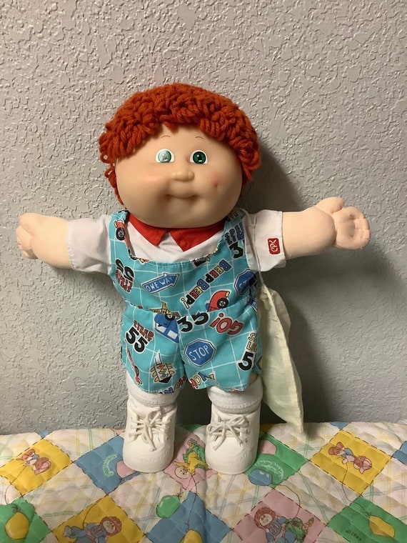 Adorable Vintage Cabbage Patch Kids Toddler Red Hair Head Mold 3