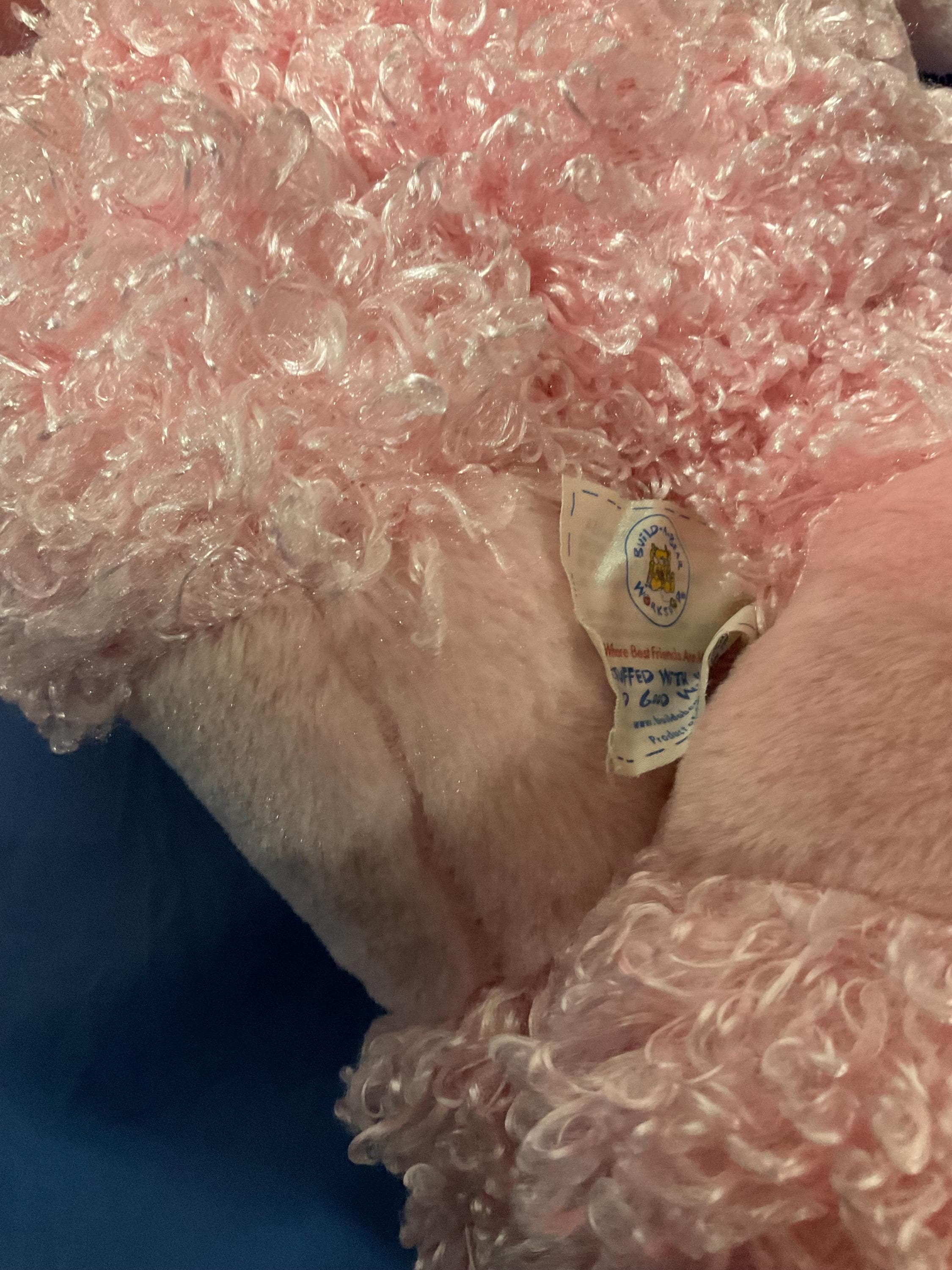 ヴィンテージ Build A Bear Workshop ぬいぐるみ ピンク プードル BAB