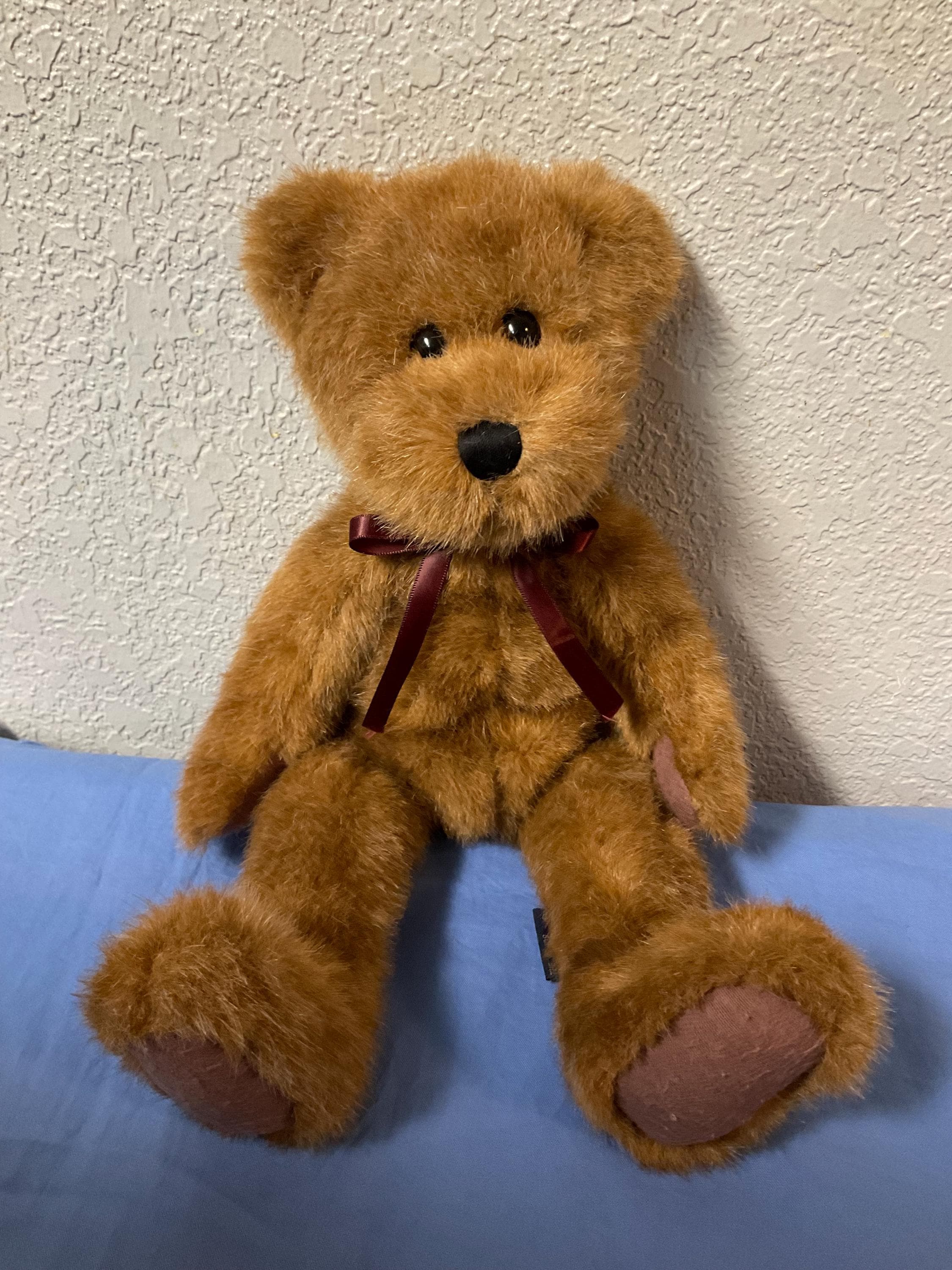 アメリカ90s 作家　ハンドメイド　テディベア　ブラウン Teddy bear 1988 - Etsy 日本