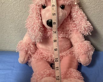 ヴィンテージ　ピンクのプードルぬいぐるみ ヴィンテージ Build A Bear Workshop ぬいぐるみ ピンク プードル BAB