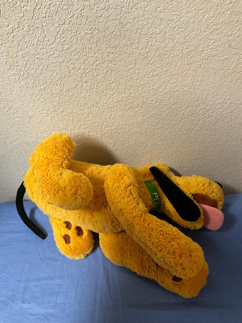 Restored Disney Store’s “Pluto” Plush Dog Genuine Authentic Original Mickey Mouse Dog Plushies Stuffies Gifts For Girls Boys Son Daughter image 8