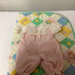 Vintage Cabbage Patch Kids Pink Jumpsuit Preemie CPK Doll Clothes Clothing