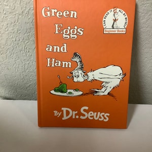 Grüne Eier und Ham von Dr. Seuss Kinderbücher Buch für Mädchen Jungen Babys alle Gelegenheiten Vintage Spielzeug