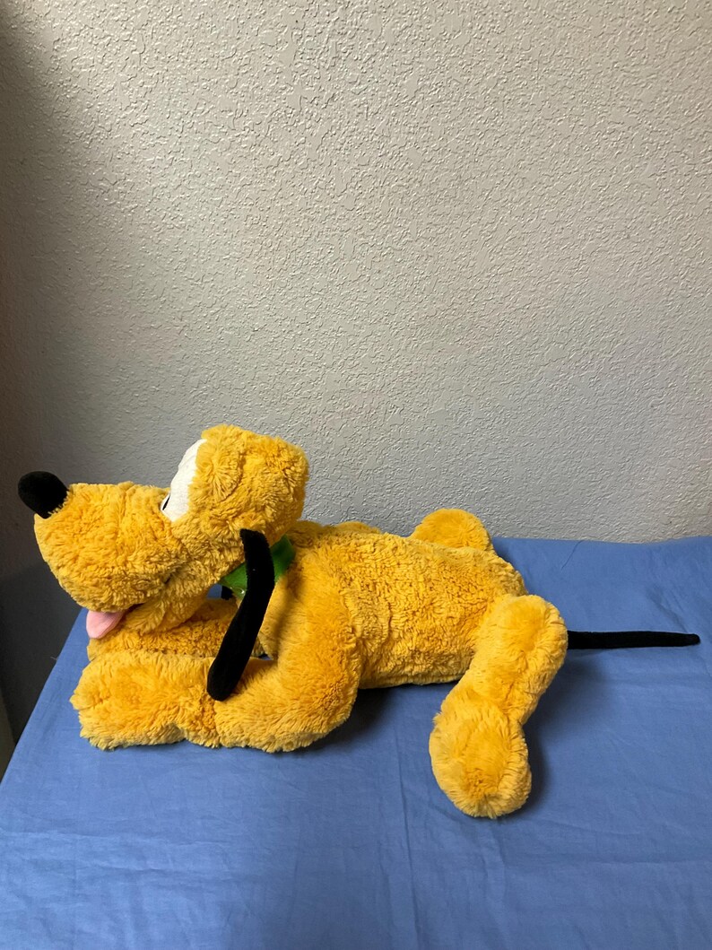 Restored Disney Store’s “Pluto” Plush Dog Genuine Authentic Original Mickey Mouse Dog Plushies Stuffies Gifts For Girls Boys Son Daughter image 5