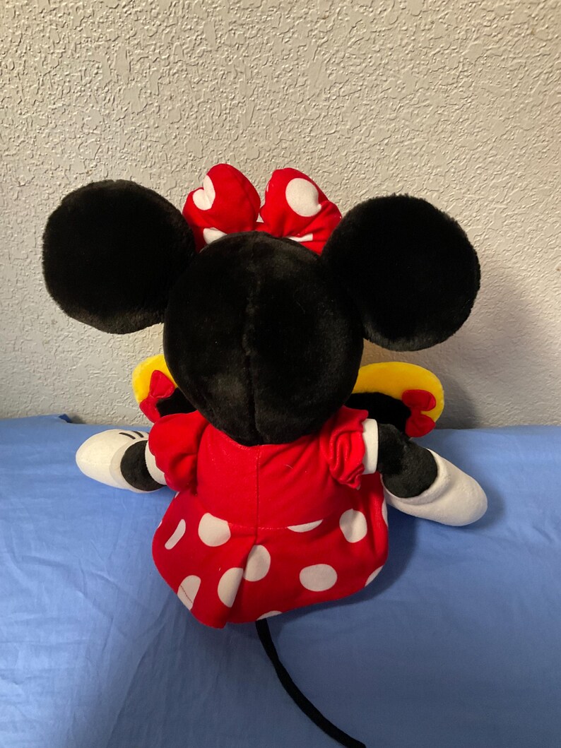 Vintage Disney’s Minnie Mouse Plush Toy Stuffed Animal Minnie Plushies Stuffies Gifts For Girls Daughter Mom Sister Friend Wife Her image 4