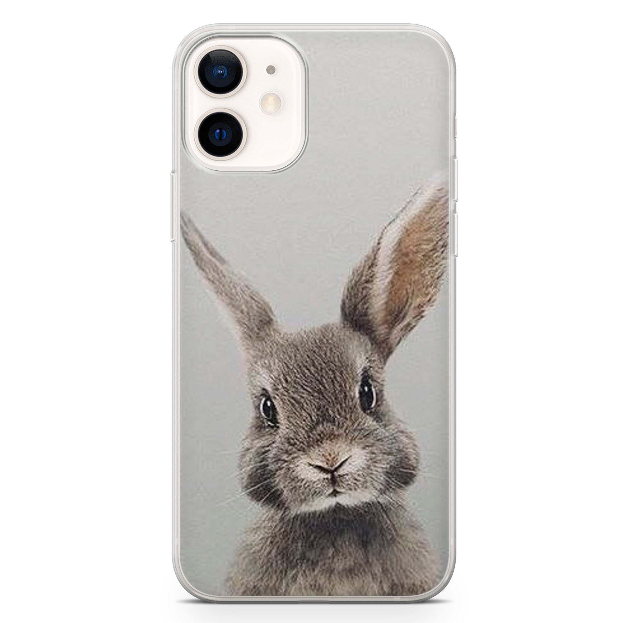 Bunny Phone Case, Rabbit Phone Cover for iPhone 16, 15, 14