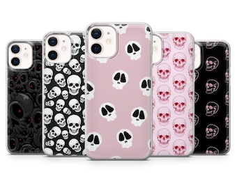 Skeleton Phone Case, Skull Samsung Case for iPhone 17, 16, 15, 14, 13 Pro Max, Samsung S25, S24 Fe, S23, S22, Galaxy A36, Google Pixel 9 Pro