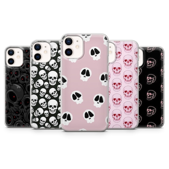 Skeleton Phone Case, Skull Samsung Case for iPhone 17, 16, 15, 14, 13 Pro Max, Samsung S25, S24 Fe, S23, S22, Galaxy A36, Google Pixel 9 Pro
