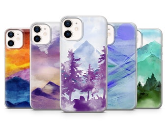 Mountain Phone Cover, Ästhetische Handyhülle für iPhone 17, 16e, 15, 14, 13 Pro Max, Samsung S25 Fe, S24, S23+, Galaxy A36, Google Pixel 10