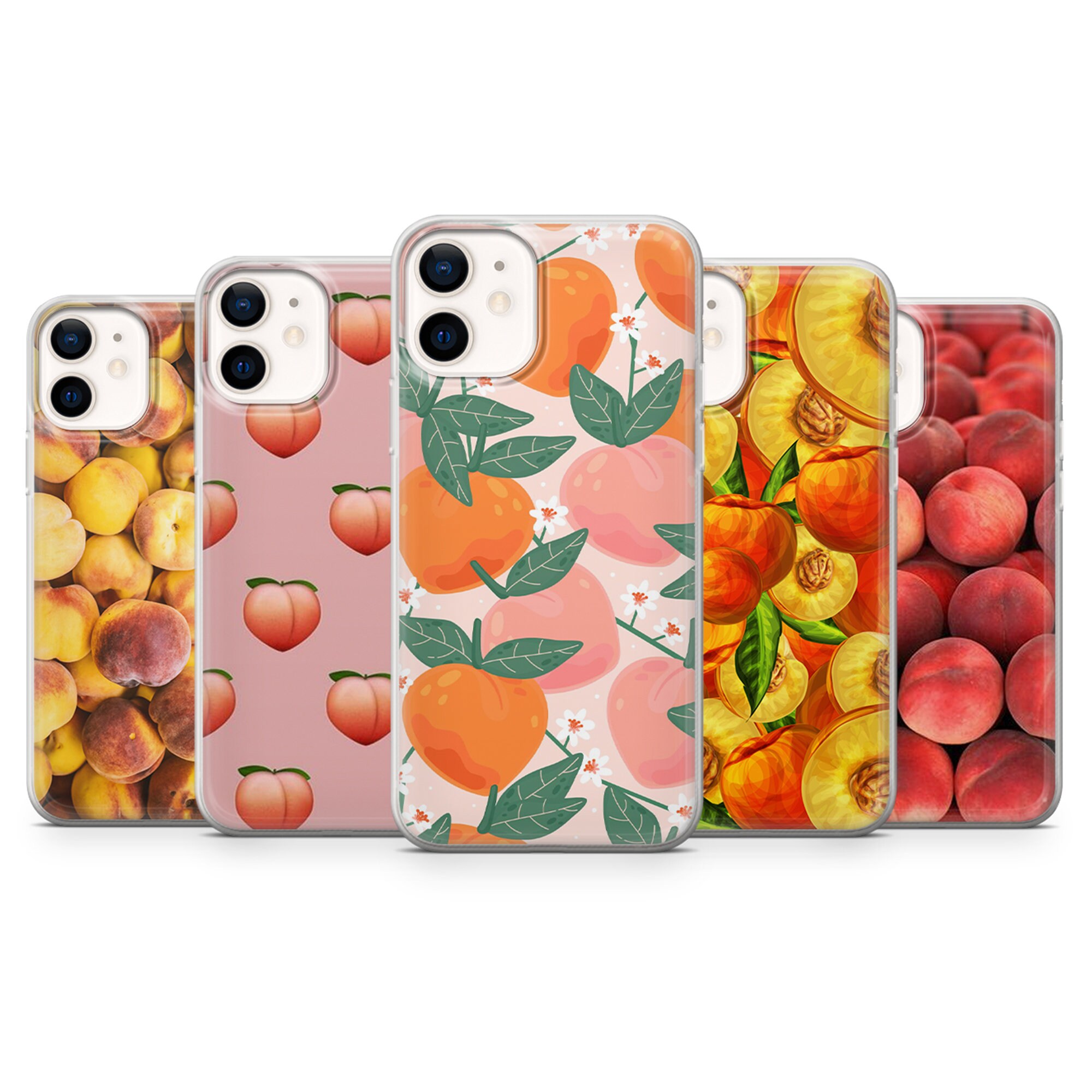 Peaches Fruits Phone Case for Google Pixel 3 3A XL 2 XL Case Cover Unique Custom Peach Summer Phone Cover A515 