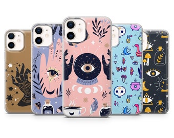 Mystical Phone Cover, Witchcraft Case for iPhone 17, 16, 15, 14 Pro Max, Samsung S25, S24 Fe, S23+, S22, Galaxy A36, Google Pixel 10 Pro XL