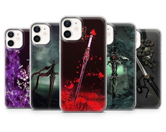 Katana-telefoonhoesje, Japanse cultuur iPhone-cover voor iPhone 17, 16, 15, 14 Pro Max, Samsung S25, S24 Fe, S23, S22 Ultra, Google Pixel 10 Pro