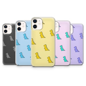 Dino Phone Case, Dinosaur Phone Cover for iPhone 16, 15, 14, 13, 12 Pro Max, Samsung S25, S24 Fe, S23 Ultra, S21, Galaxy A36, Google Pixel 9