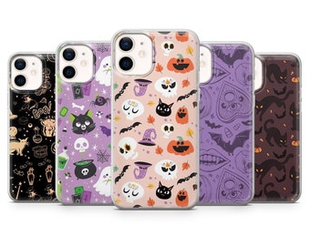 Halloween Phone Cover, Spooky Phone Case for iPhone 17, 16, 15, 14, 13 Pro Max, Samsung S25, S24 Fe, S23, Galaxy A36, Google Pixel 10 Pro