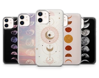 Moon Phone Case, Luna Phone Case for iPhone 17, 16, 15, 14 Pro Max, Samsung S25 Ultra, S24 Fe, S23, S22, Galaxy A36, Google Pixel 10 Pro XL
