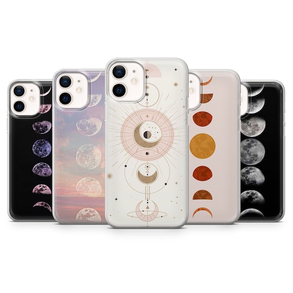 Moon Phone Case, Luna Phone Case for iPhone 17, 16, 15, 14 Pro Max, Samsung S25 Ultra, S24 Fe, S23, S22, Galaxy A36, Google Pixel 10 Pro XL