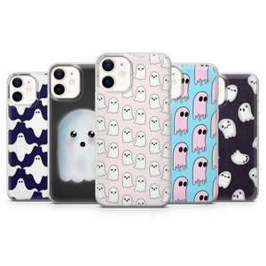 Ghost Phone Case, Anime Phone Cover for iPhone 16, 15, 14, 13, 12, 11 Pro Max, Samsung S25, S24, S23 Fe, S22+, Galaxy A56, Google Pixel 9A
