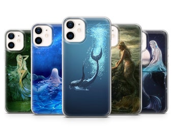 Mermaid Phone Case, Fantastic Phone Case for iPhone 15, 14, 13, 12 Pro Max, Samsung S24, S23 Fe, S22 Ultra, S21+, Galaxy A15, Google Pixel 8