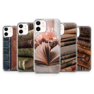 Bookworm Phone Cover, Bookish Phone Case voor iPhone 16, 15, 14, 13, 12 Pro Max, Samsung S25, S24 Fe, S23, S22, Galaxy A36, Google Pixel 9A