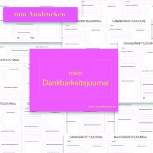 Dankbarkeitsjournal – Das perfekte Geschenk für mehr Achtsamkeit & Glück