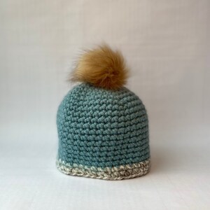 The Basic Beanie with Faux Fur Pom-pom