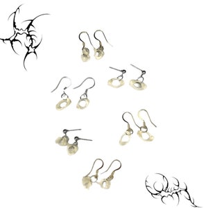 Going Nuts Earrings (Squirrel Vertebrae)