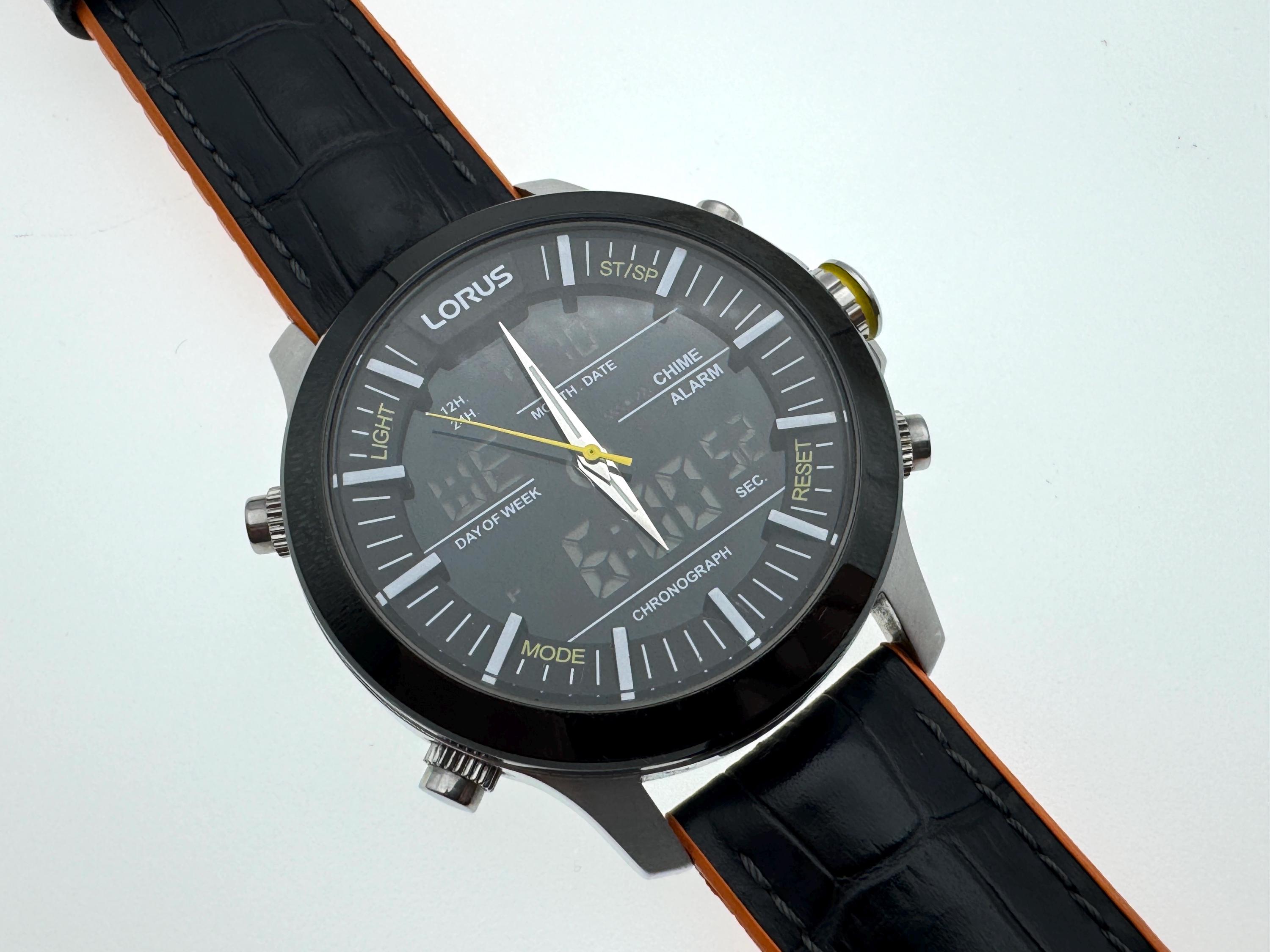 Lorus Watch Chronograph Seiko Sports Sport - by Stainless Men