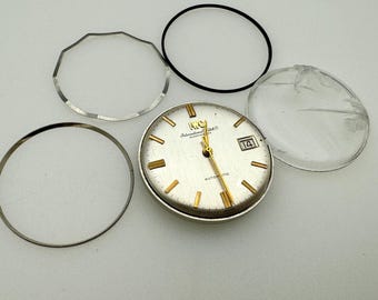 Relógio IWC International Watch Co. Movimento Automático Cal. C8541B Suíço Funcionando OK