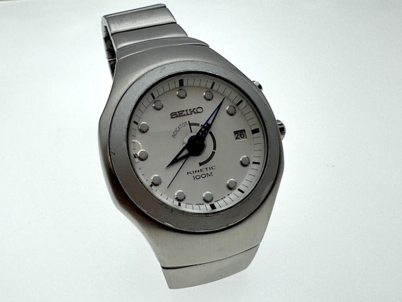 Seiko Kinetic Watch for Men 5M62-0B60 - Etsy