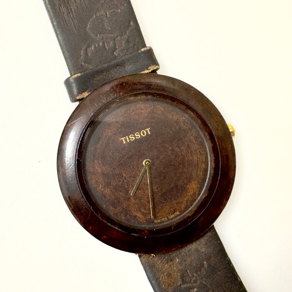 Tissot Wood Watch Swiss Quartz W151