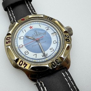 Wostok Vostok Komandirskie Reloj Mecánico Soviético Hombres