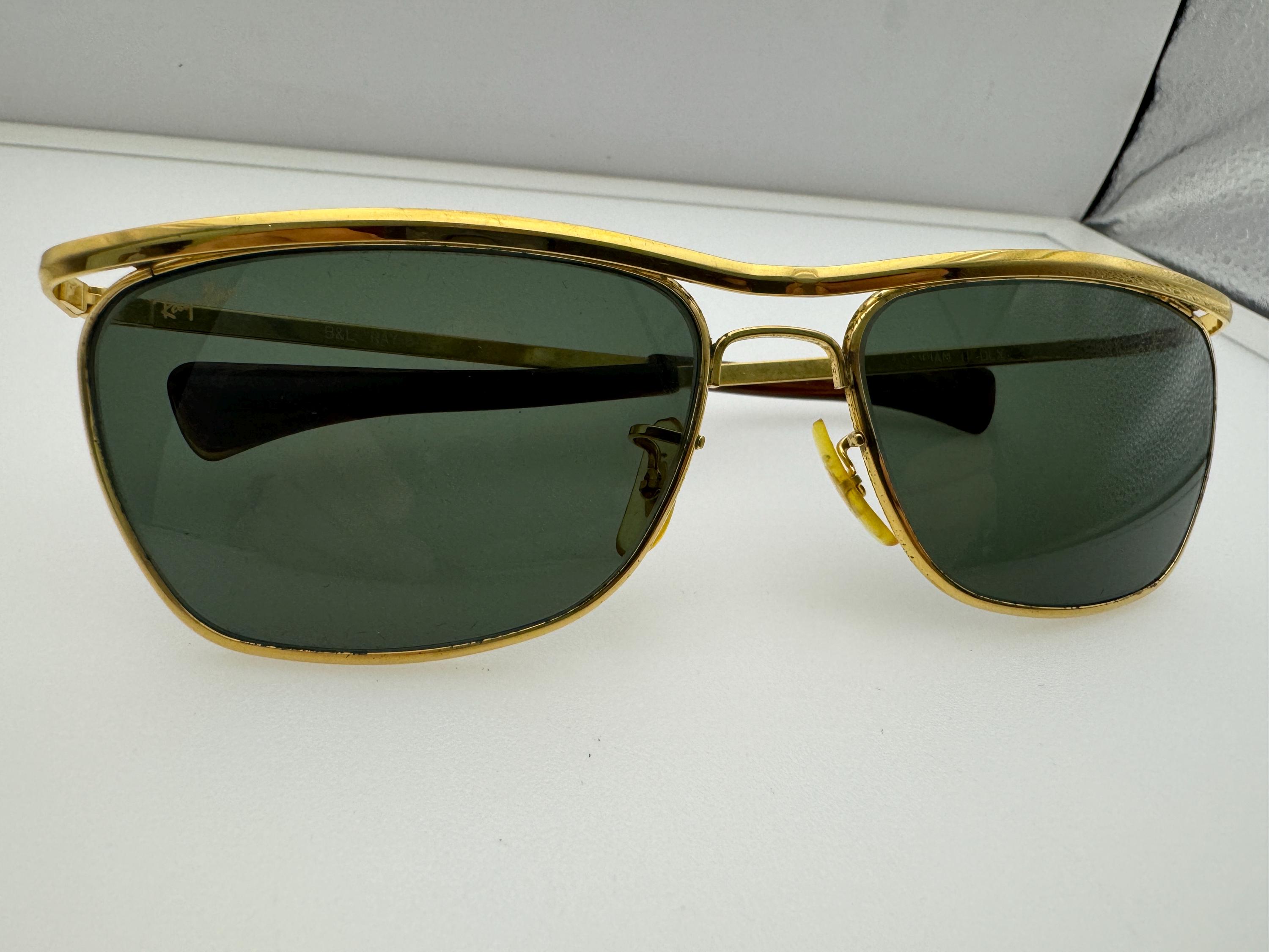 レイバン オリンピアンⅡ B&L USA ヴィンテージ 1960s B&L RAYBAN OLYMPIAN 2 DLX 1/10 12KGF with B&L G15 GLASS LENS