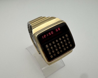 Hewlett Packard HP-01 Digital Led Watch Calculator Cca 1977