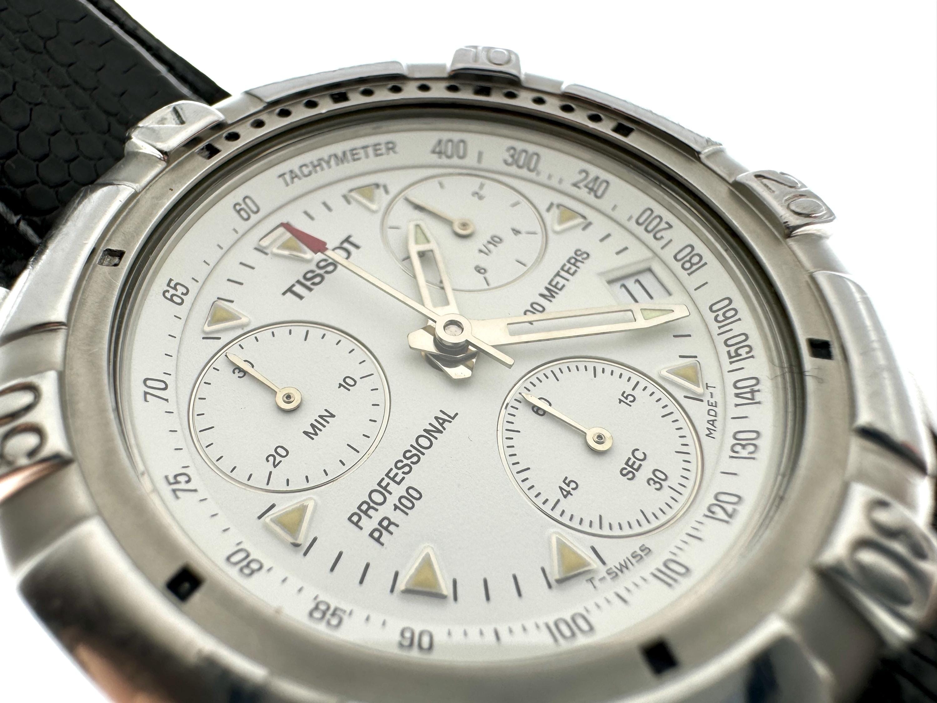 Tissot Chronograph PR 100 Men P367/467 Men 1980s - Etsy