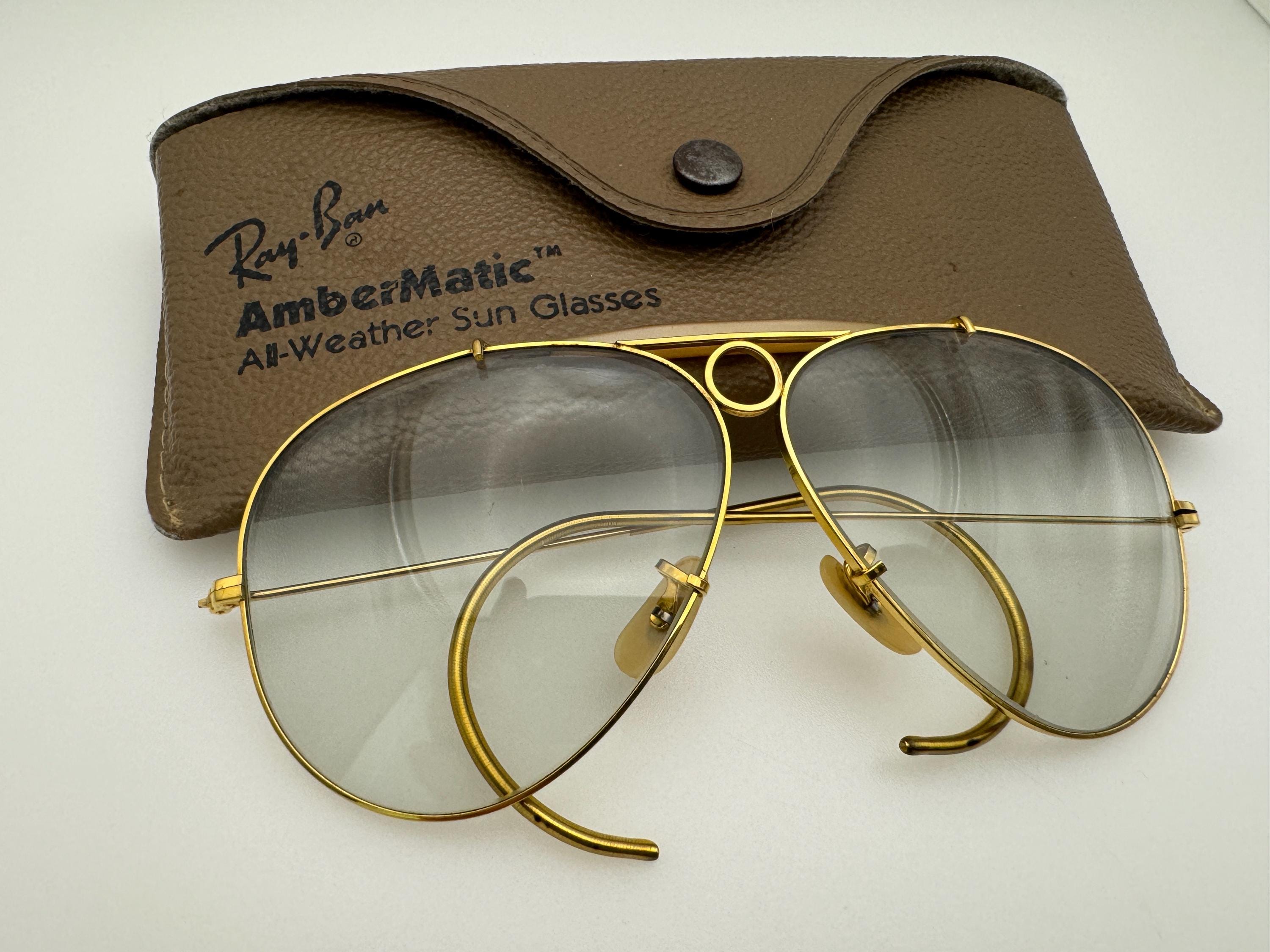 Bausch & Lomb Ray-ban All-weather Ambermatic SHOOTER SUNGLASSES