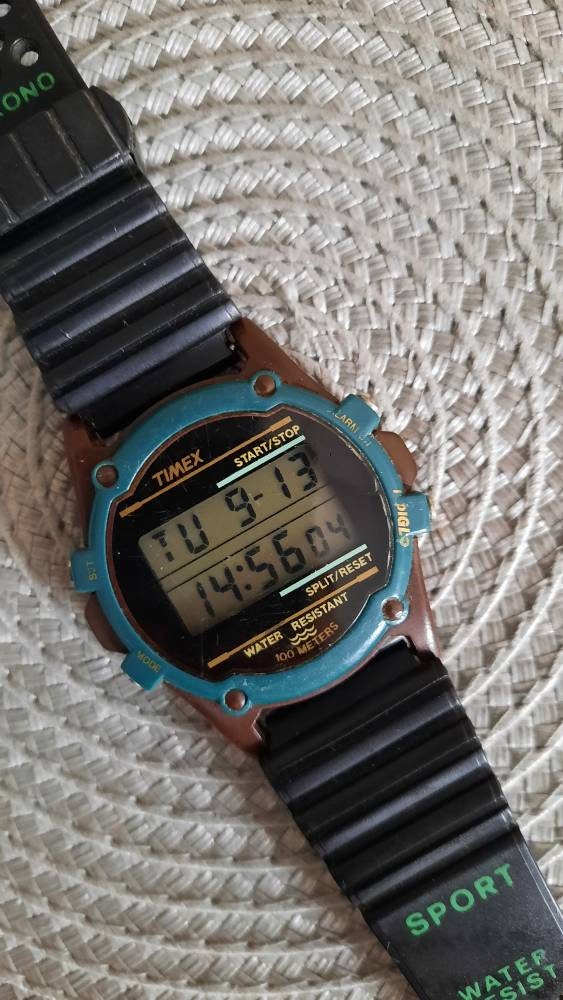 Men's Timex Expedition 734 Indiglo Digital Watch 100meter - Etsy
