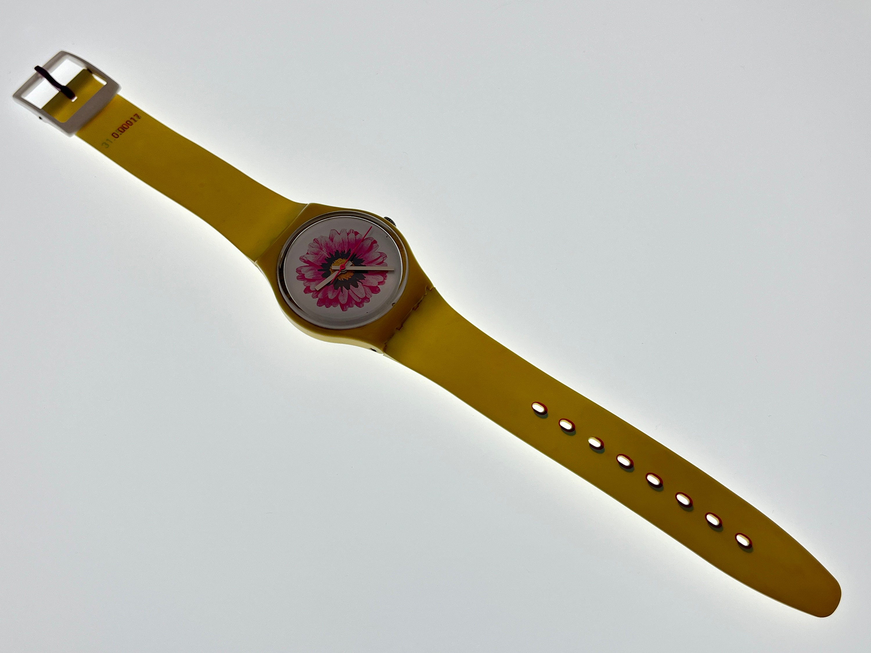Swatch Watch - GW119 - SNOWFLOWER RARE Swatch Gent Originals - GW119 SNOWFLOWER - AG 1997  main image 3
