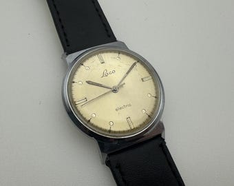 Laco Electric Watch Men Electro Mechanical 60’s Cal. 861 11 Jewels