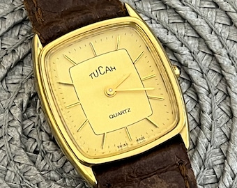 Reloj vintage TuCah - Fabricación suiza - cuarzo - Reloj de mujer