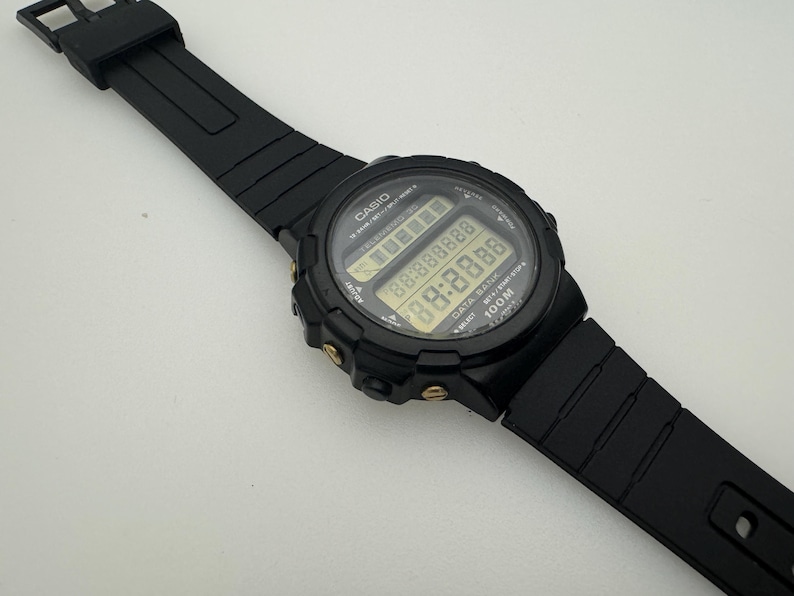 Vintage Casio Data Bank Telememo 30 Watch DBW-32 for Men image 9
