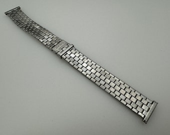 Bracelet De Montre En Acier Inoxydable Argenté ZRC - Largeur 20/22mm - Neuf Sans étiquette