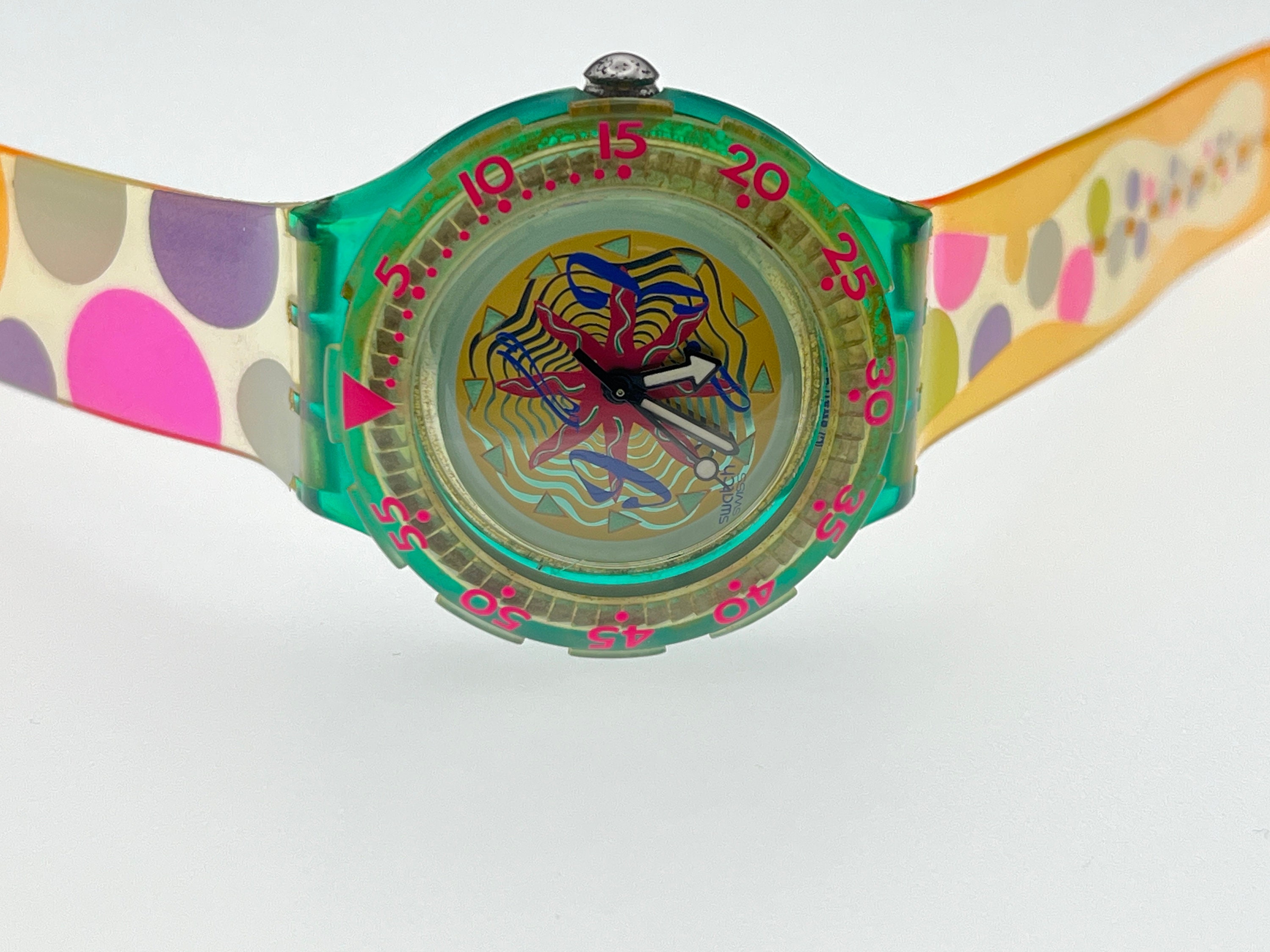 Swatch Watch - SDN108 -  Sea Floor Swatch Scuba 200 SEA FLOOR SDN108 (1991) main image 3